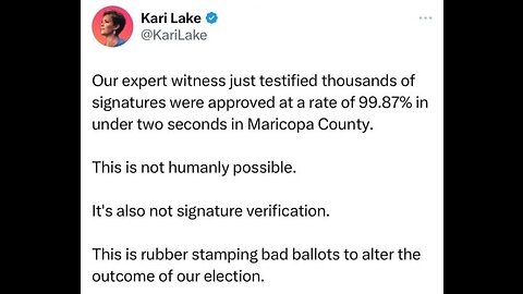 Massive Win: Judge RULES Arizona's Rigged Vote-Counting ILLEGAL | Kari Lake READY For A REMATCH 9-8