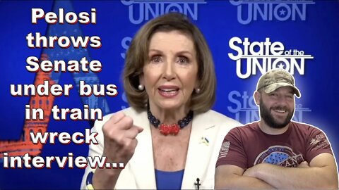 Pelosi just threw the Senate under the BUS on calls for Gun Control in train wreck interview…