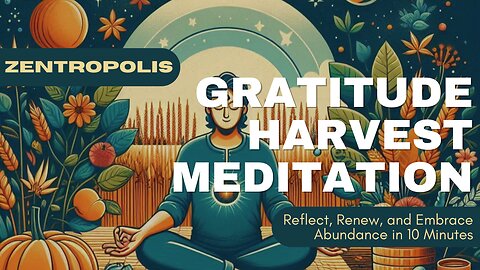 Gratitude Harvest Meditation: Reflect, Renew, and Embrace Abundance in 10 Minutes