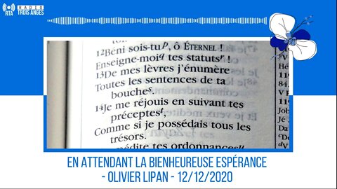 RTA - Olivier LIPAN - En attendant la bienheureuse espérance