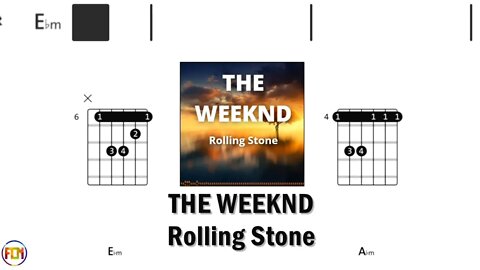 THE WEEKND Rolling Stone FCN GUITAR CHORDS & LYRICS