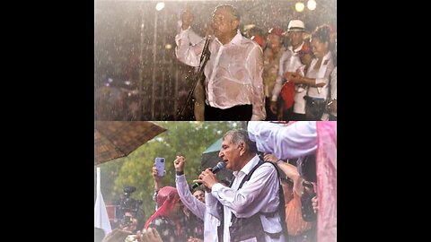 Lluvia, Adán Augusto como si nada tormenta con granizo