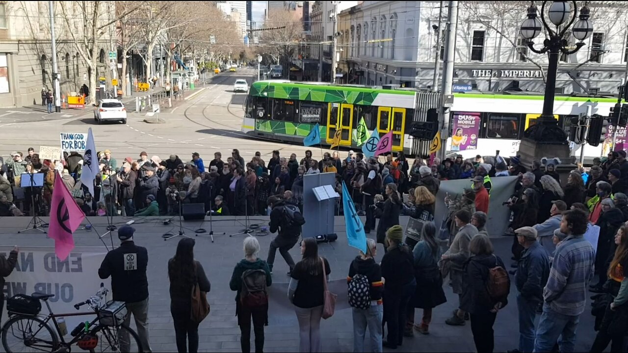 greens - extinction rebellion - & anti logging groups etc at treason house - Melbourne - 12 08 2023