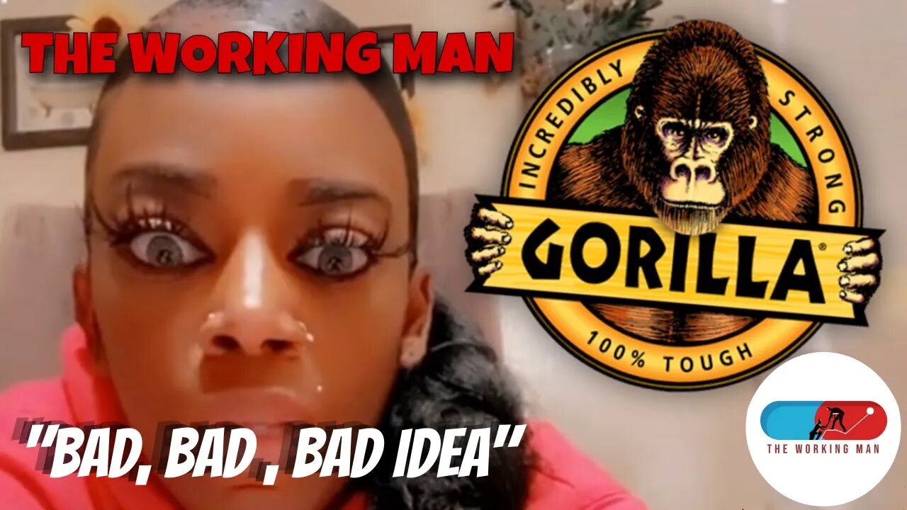 VVoman Uses Glue As Gel🤦🏾♂️…It Didn’t Tell Me I Couldn’t🤷🏾♂️ #tessicabrown