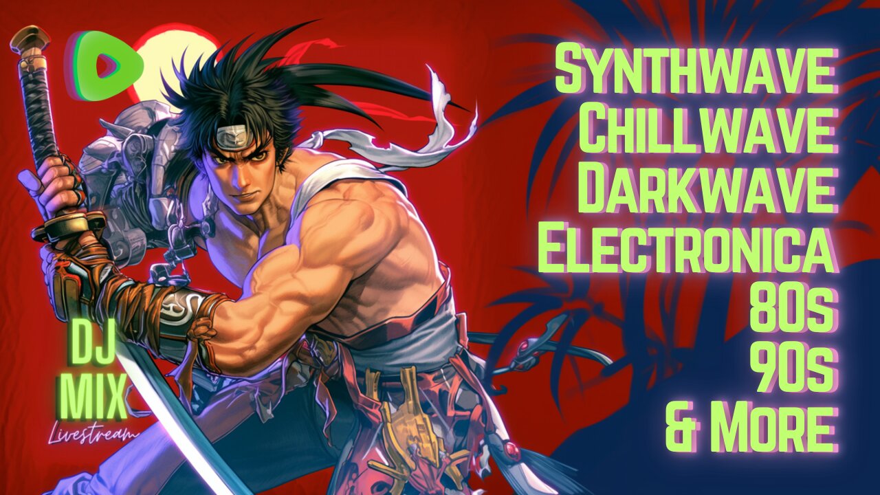 Friday Night Synthwave 80s 90s Electronica and more DJ MIX Livestream #69 PSOne Edition