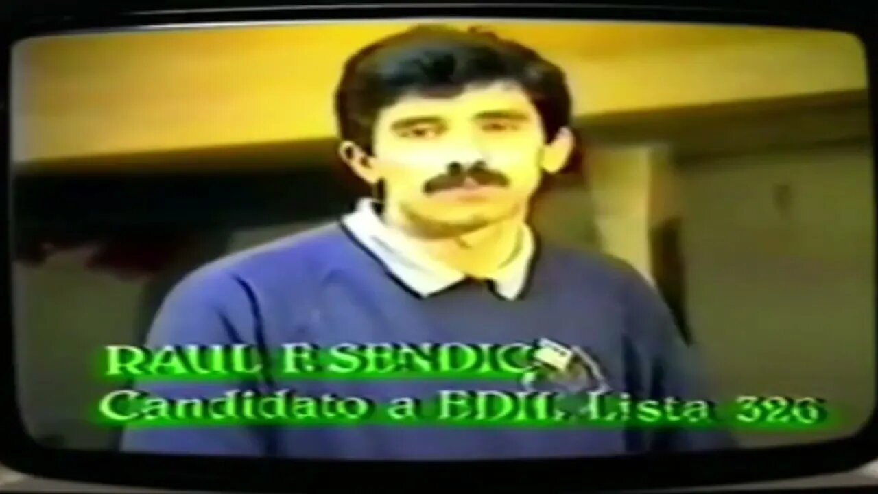 Raúl Sendic - Candidato a Edil - Lista 326 - Frente Amplio - Elecciones Nacionales de 1989 - Uruguay