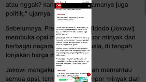 EKONOM SOAL RI BELI MINYAK DARI RUSIA : tidak masalah