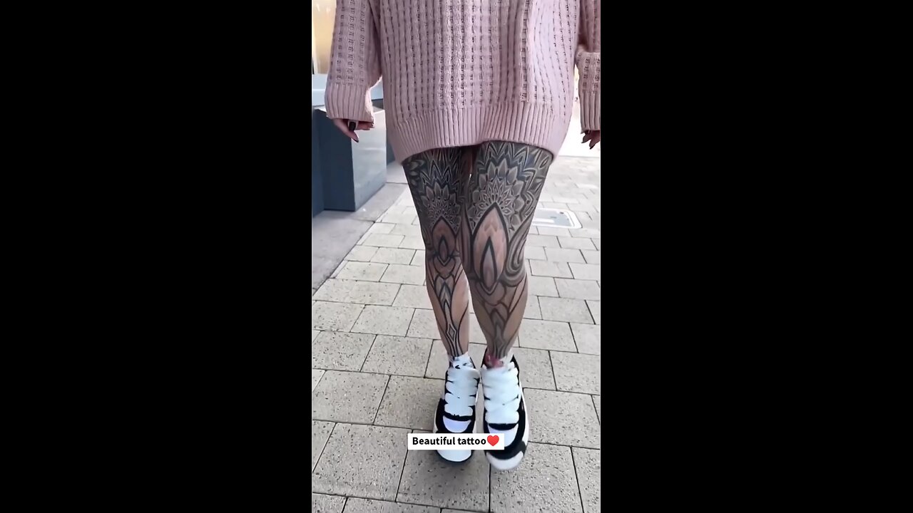 Legs tattoo