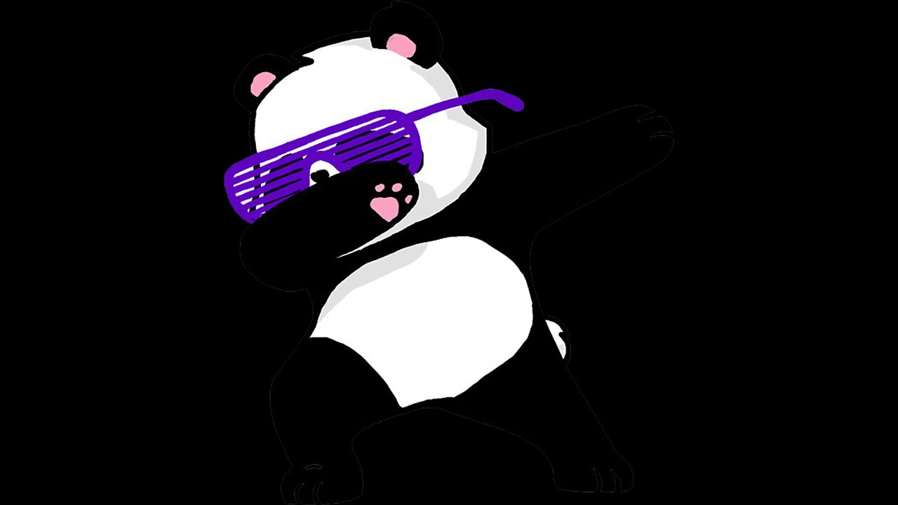 Funny Robot and Panda Dance clipart-dabbing #panda-fun #cartoon😂 Wait-for-end #Tag To #Your friends