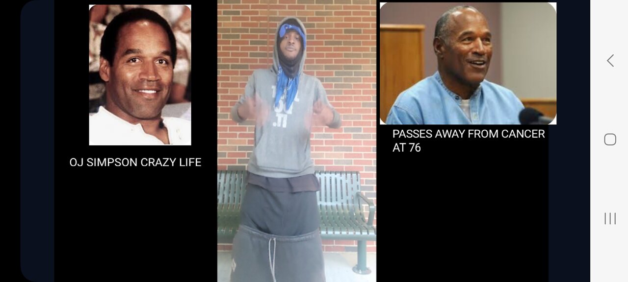 OJ SIMPSON LIFE WAS CRAZY MANE DIES AT 76 YRS TOO CANCER DA PRISON TRAIL WILD💪🏾🔵