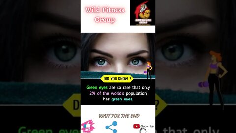 🔥Facts about green eyes🔥#shorts🔥#wildfitnessgroup🔥3 June 2022🔥