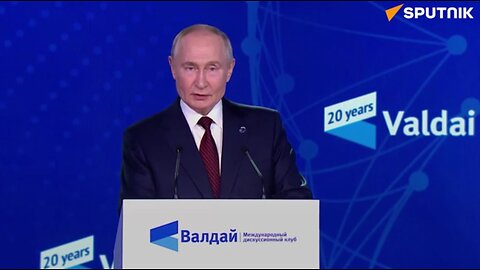 President Vladimir Putin's Speech at the 2024 Valdai Forum (11-7-2024)