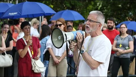 Prosvjed zaposlenika u pravosudnim tijelima ispred Općinskog suda u Zagrebu