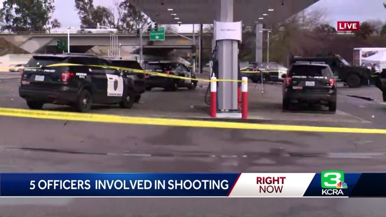 5 Stockton officers shoot, kill man with a gun outside gas station