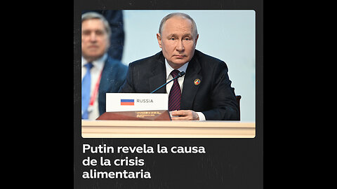 Putin habla del origen de la crisis del precio de los alimentos