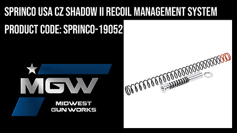 Sprinco USA CZ Shadow II Recoil Management System - SPRINCO-19052