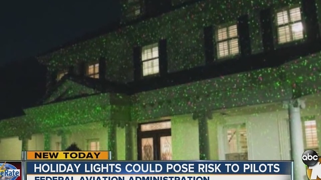 Holiday lights could pose risk to pilots