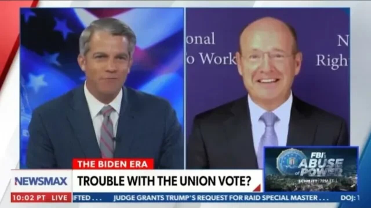 Labor Day 2022 with NewsMax: Big Labor Bosses vs. Working Americans