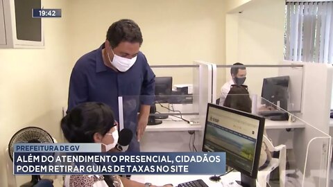 Além do atendimento presencial,cidadãos podem retirar guias de taxas no site