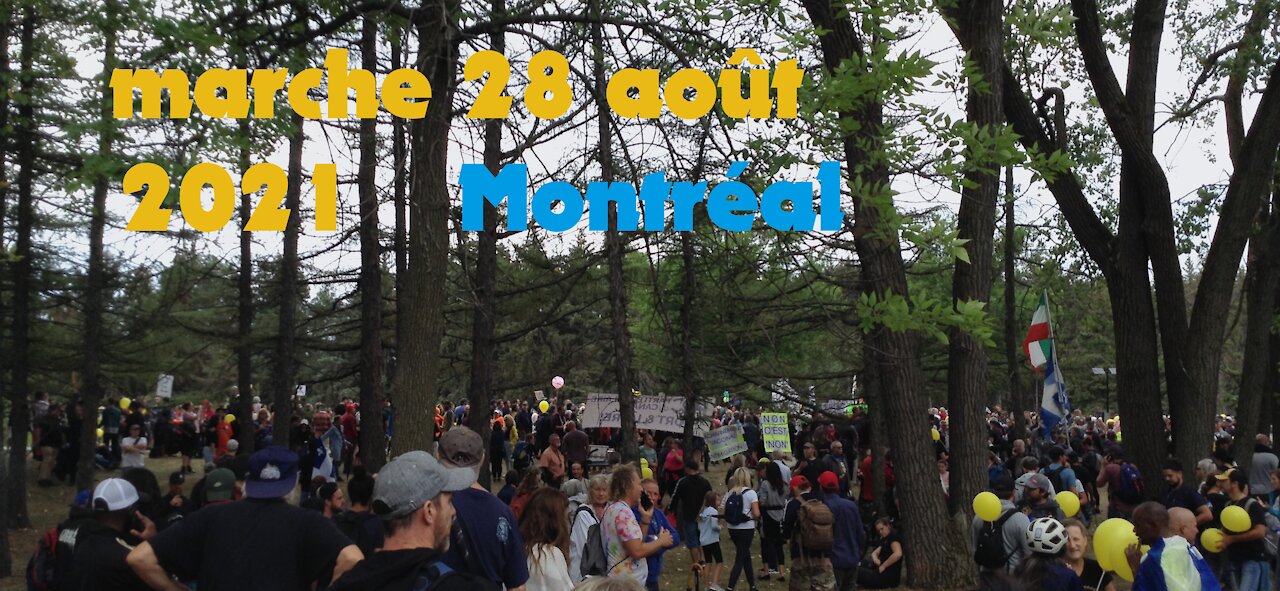 Marche 28 Août 2021 Montréal