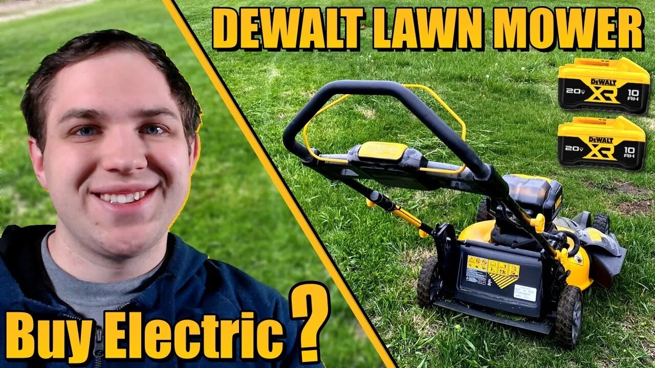 Should You Buy Electric?⚡DEWALT Lawn Mower Review!