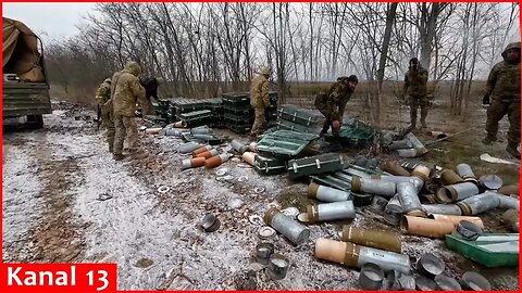 Russians have escaped, abandoning huge number of gun, cartridges, shots