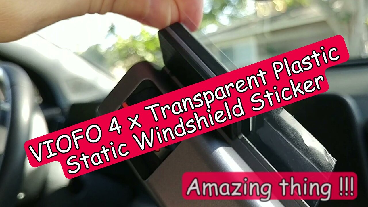 How To Use Transparent Windshield Stickers For Dash Cams? (VIOFO 4 x Sticker Review)