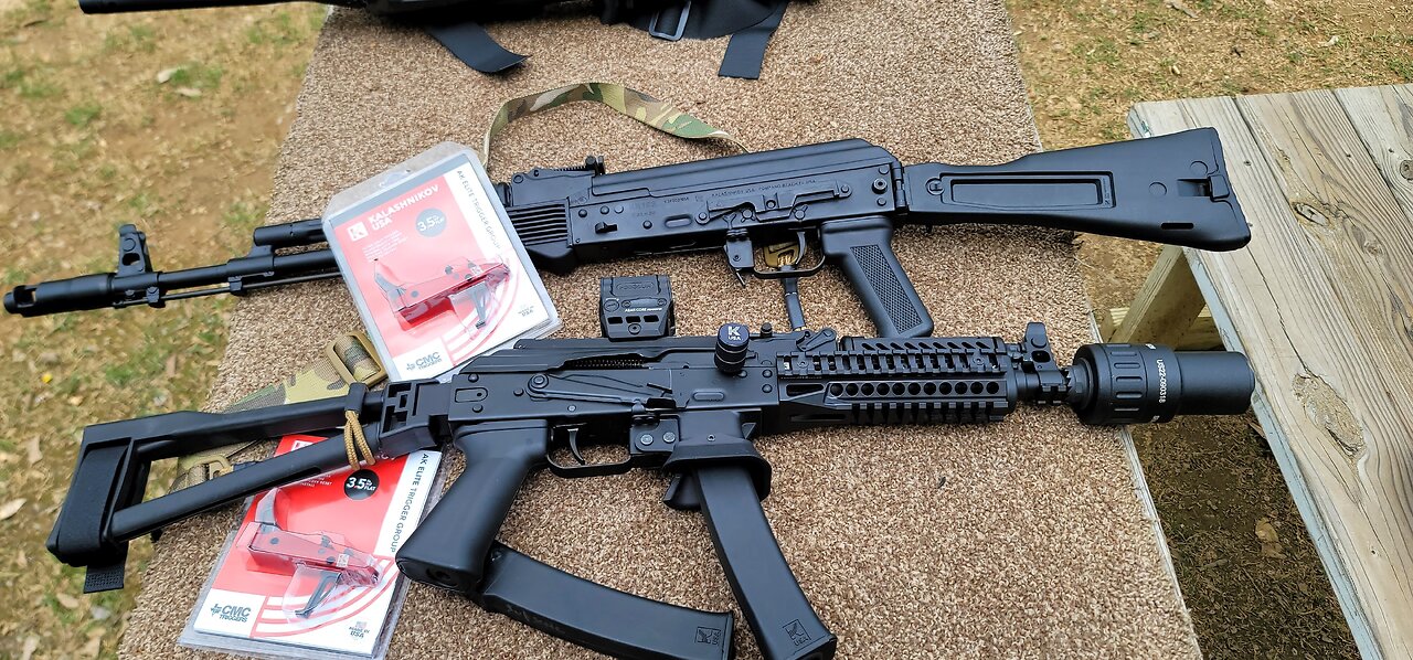 Kalashnikov KP9 before and after will Elite 2.0 CMC Trigger and Install