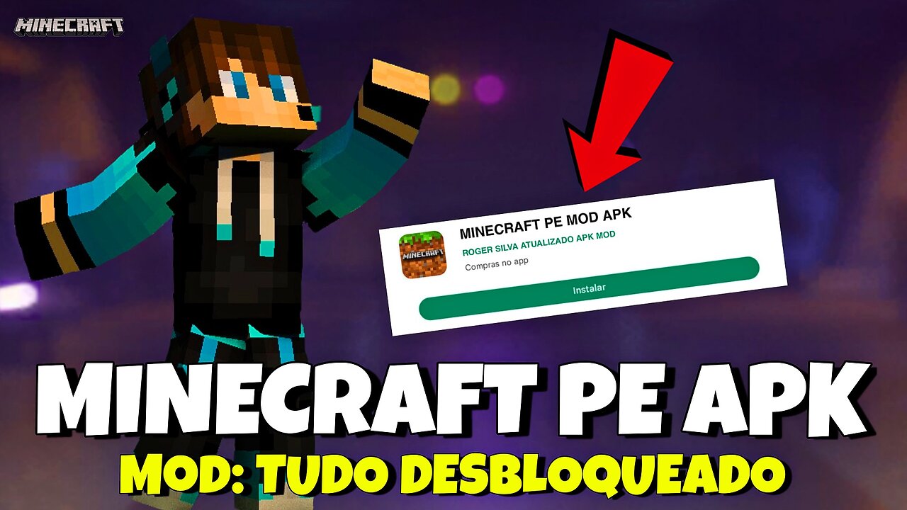 Minecraft PE APK Grátis [Mod APK / ATUALIZADO]