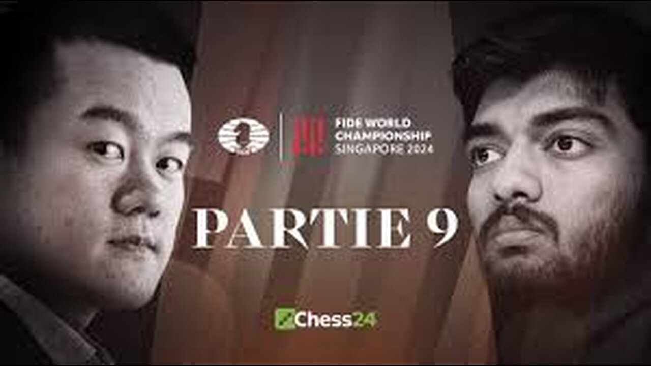 ÉCHECS | 9ᵉ Partie du CHAMPIONNAT DU MONDE FIDE 2024 | Ding Liren vs Gukesh Dommaraju [Flokossama]