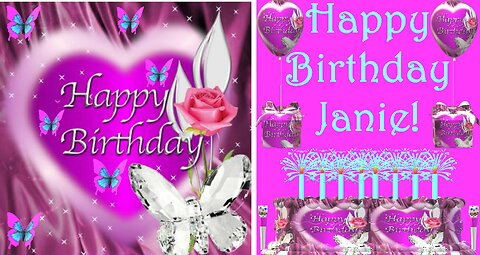 Happy Birthday 3D - Happy Birthday Janie - Happy Birthday To You - Happy Birthday Song