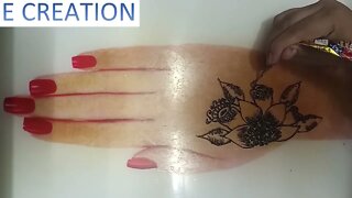 simple easy mehndi design