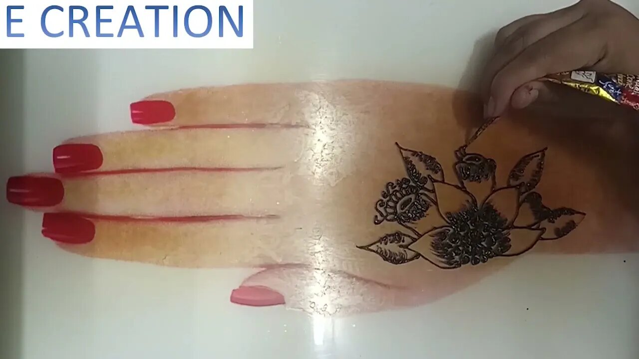 simple easy mehndi design