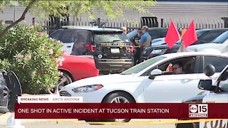 At least one person shot at Tucson train station