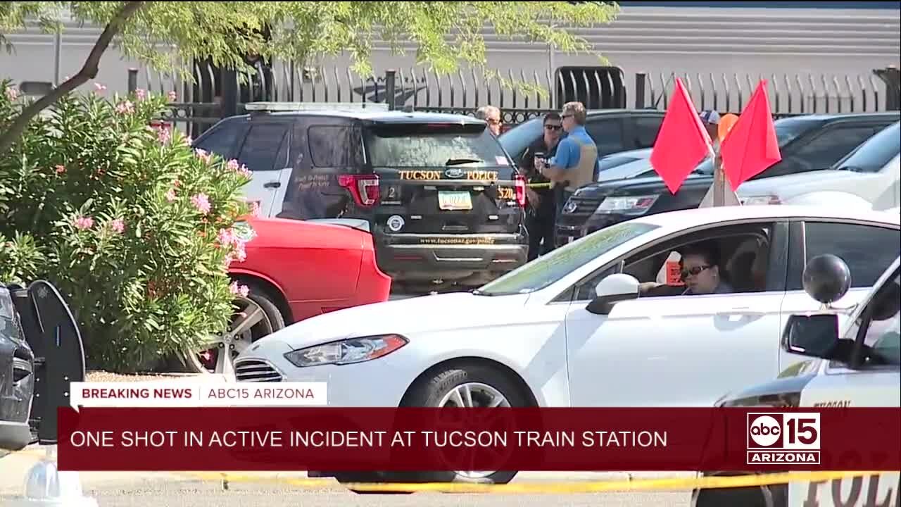 At least one person shot at Tucson train station