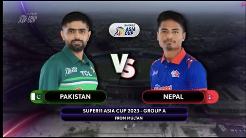 Asia cup Pakistan Vs Nepal highlights