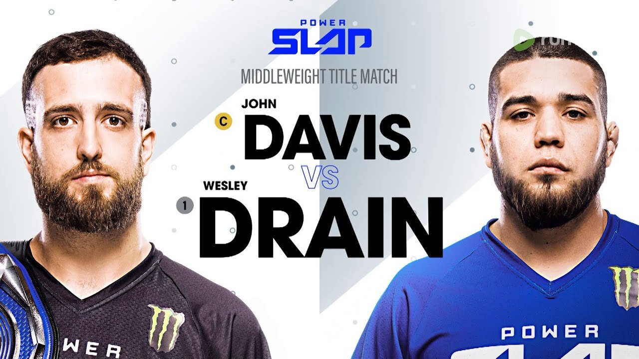 Davis vs Drain- Power slap 2 _Middleweight Title match