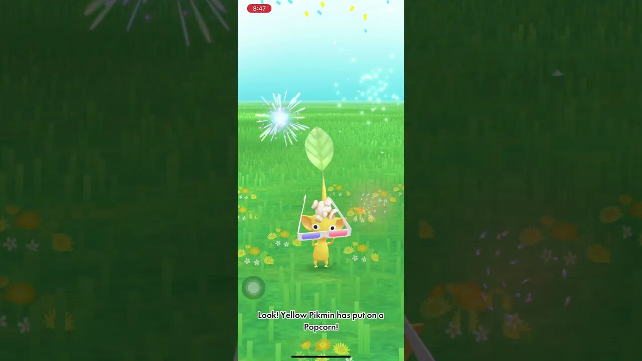 Movie Theater Yellow Pikmin #shorts | Pikmin Bloom