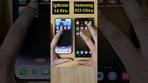 IPHONE 14 PRO VS SAMSUNG S23 ULTRA SPEED TEST COMPARISON