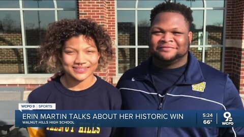 Walnut Hill senior makes history as school's first female wrestler to win state title