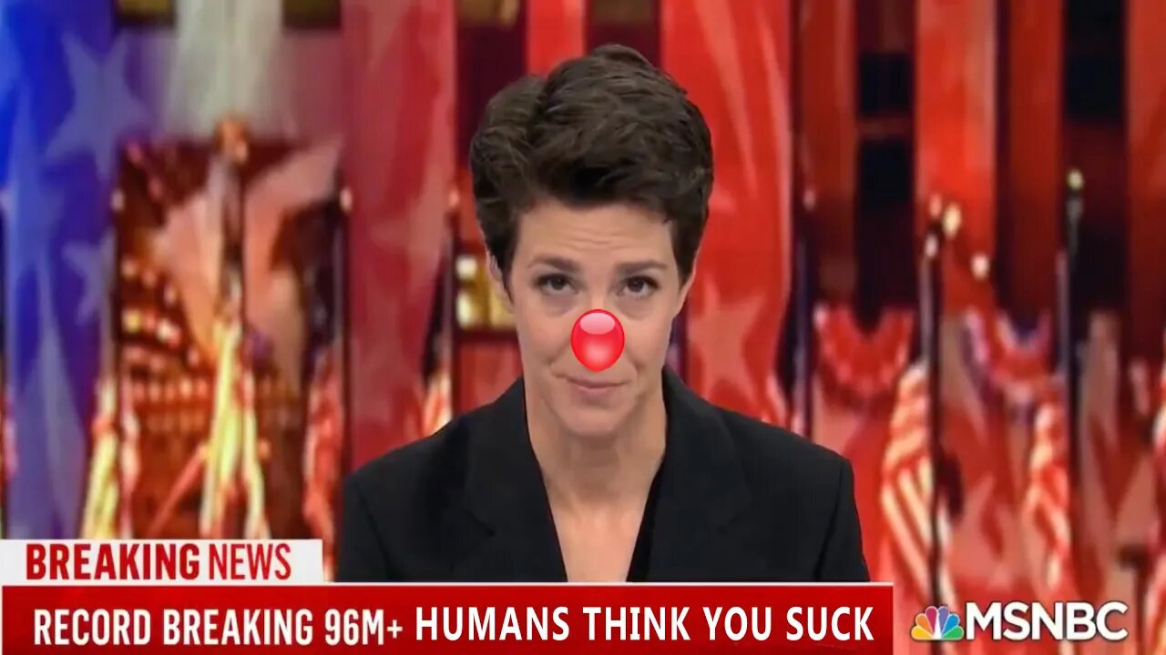 Rachel Maddow - Why does she get PAID so much to do such a BAD JOB?