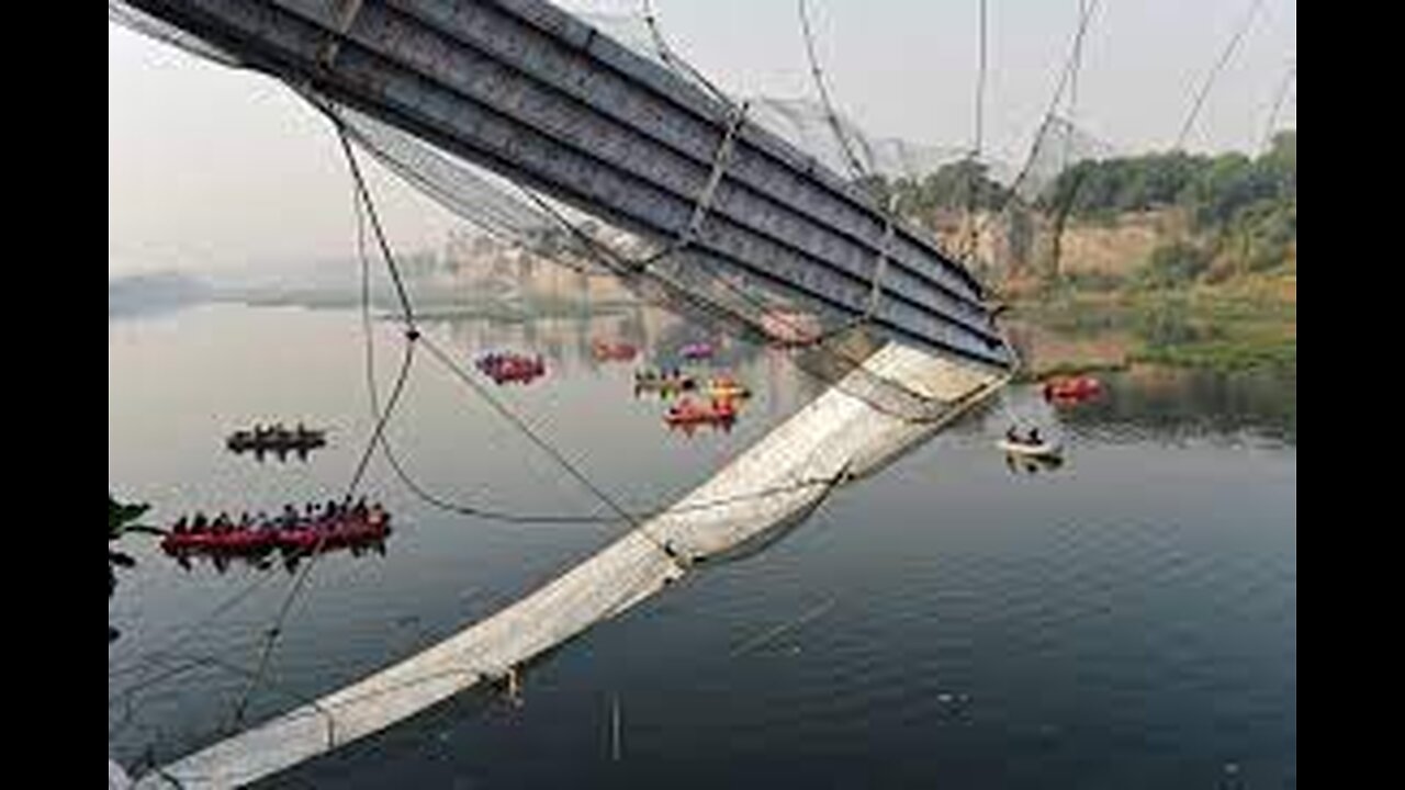 Pedestrian bridge failure in India