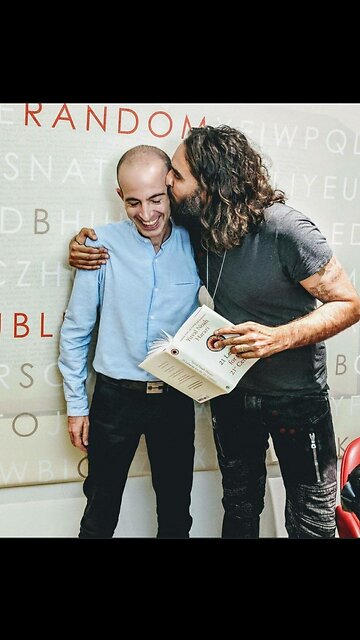 under the skin - RUSSEL BRAND and his FRIEND YUVAL HARARI - PUR EVIL WEF MUPPETS