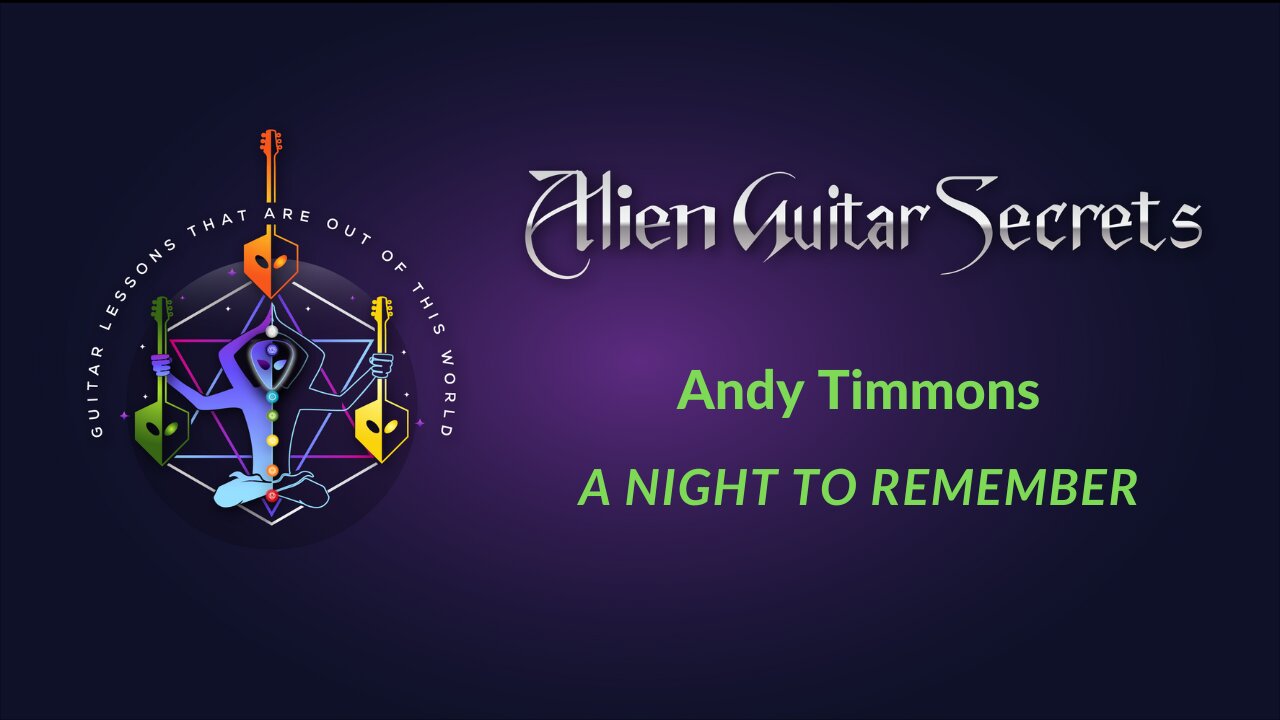 Andy Timmons - A Night To Remember | Rob Lobasso Alien Guitar Secrets