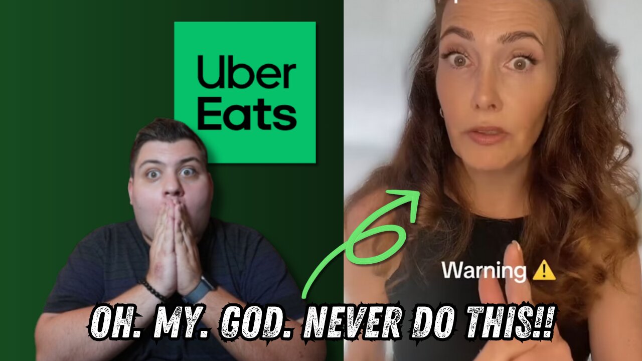 UberEats Customer EXPOSED Driver and CANCELED Him! NEVER DO THIS! Doordash Grubhub