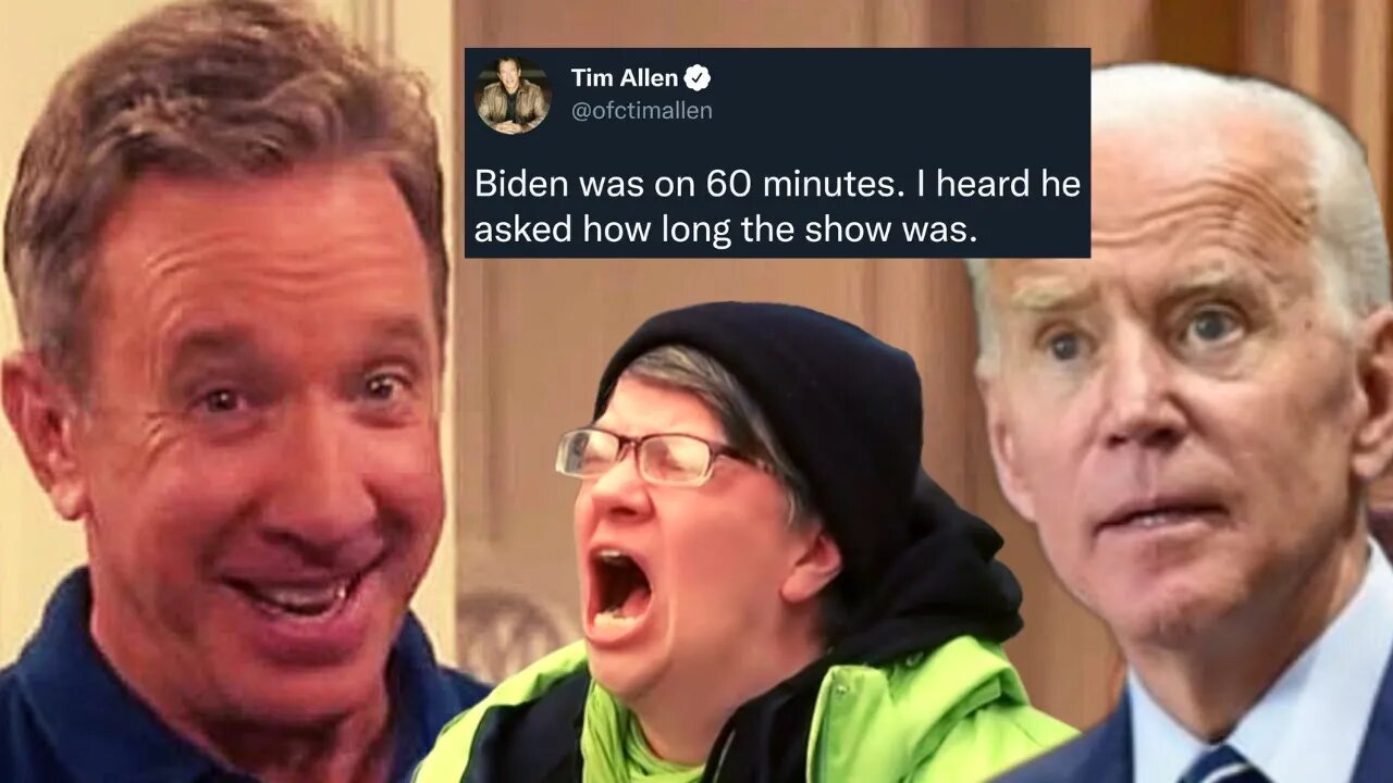 Woke Leftists Are FURIOUS At Tim Allen For Making Joke About Joe Biden's TERRIBLE Interview