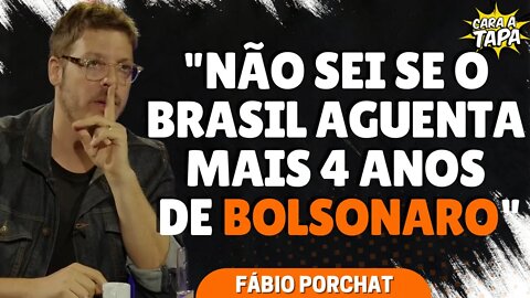 PORCHAT ACHA QUE PANDEMIA PROVOU QUE BOLSONARO NÃO PENSA NA POPULAÇÃO