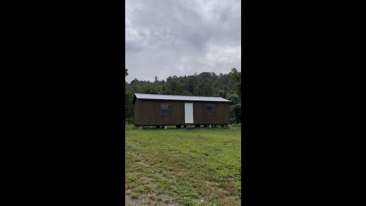 Storage shed to tiny home cabin build.