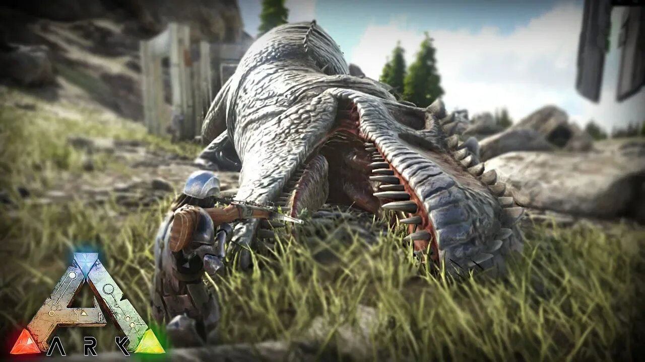 TAMING A GIGA ON DAY 1 - Ark Small Tribes PvP