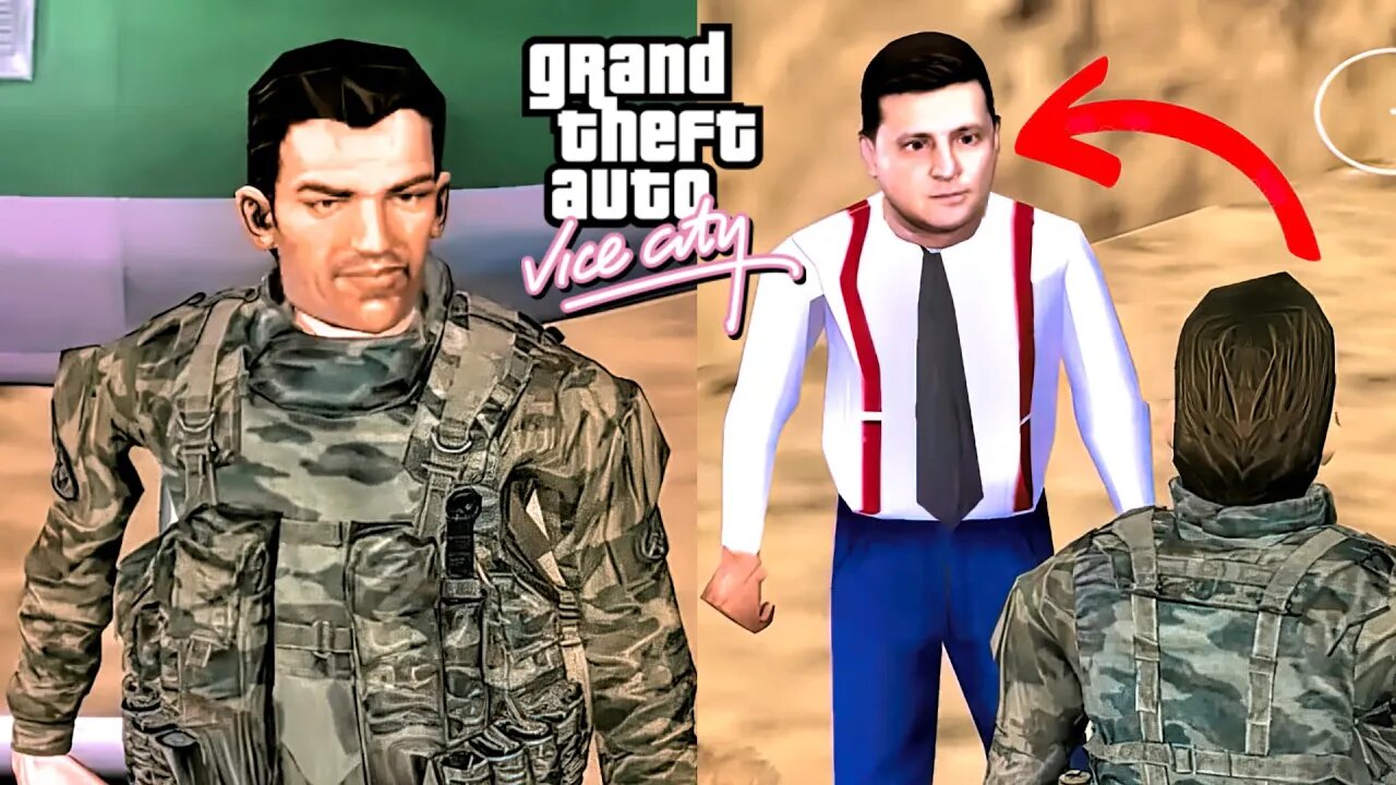 I Found Zelensky in GTA Vice City (Hidden Secret Mission)